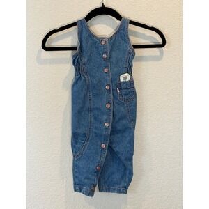 VTG Little Levi's Kids Denim Overalls‎ Blue 24M